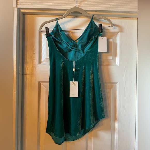 NWT For Love & Lemons Viva Velvet mini dress. Size S - Picture 6 of 7